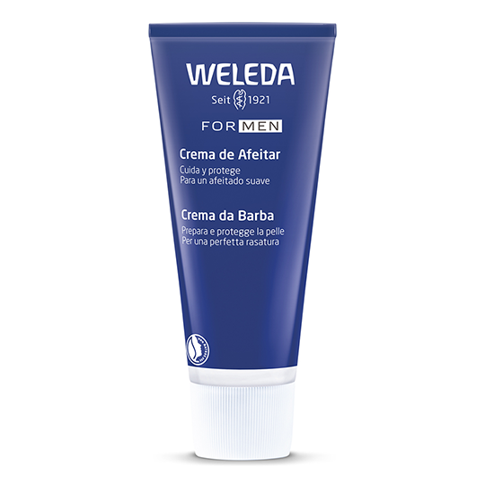 Crema de afeitar suave Weleda 75ml.