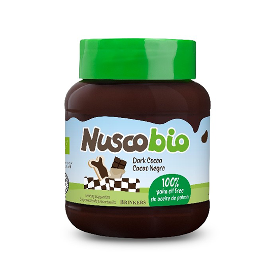 Crema chocolate negro Nuscobio Brinkers 400g.