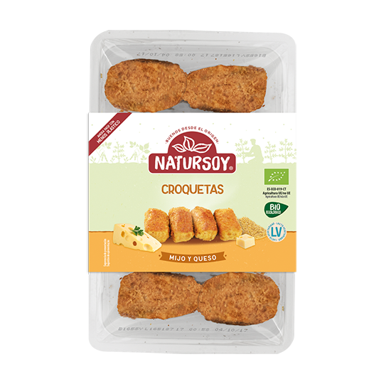 Croquetas de mijo y queso Natursoy 220g. 