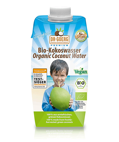 Agua de coco ecológica Dr. Goerg 330 ml