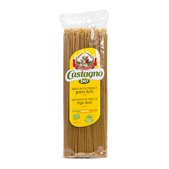 Espaguetis trigo integral eco Castagno 500g.
