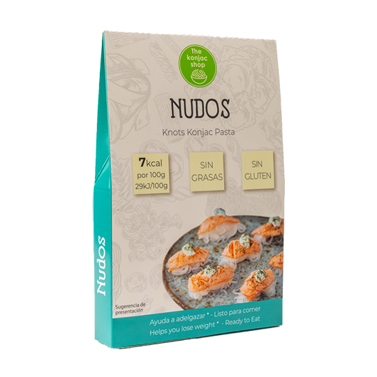 Fideos en nudos de konjac The konjac shop 200g.