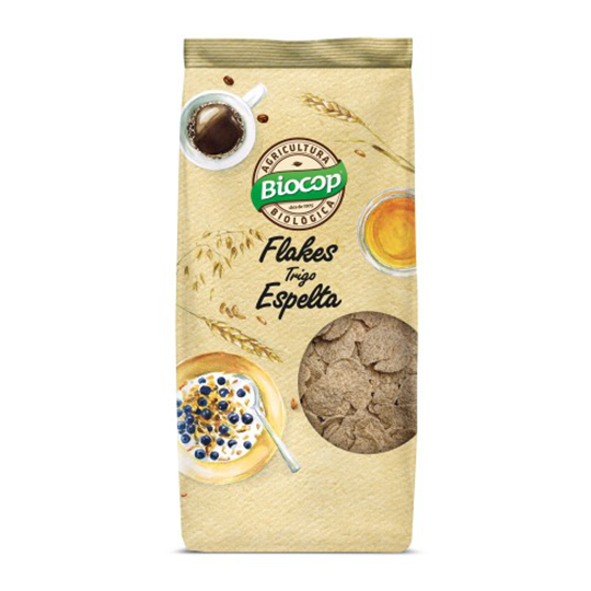 Flakes de trigo espelta Biocop 200g.