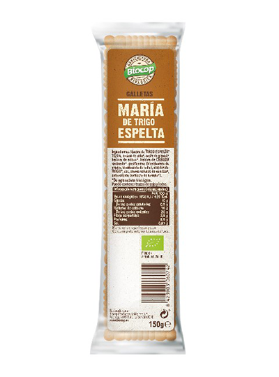 Galletas María de trigo espelta bio Biocop 150 gramos