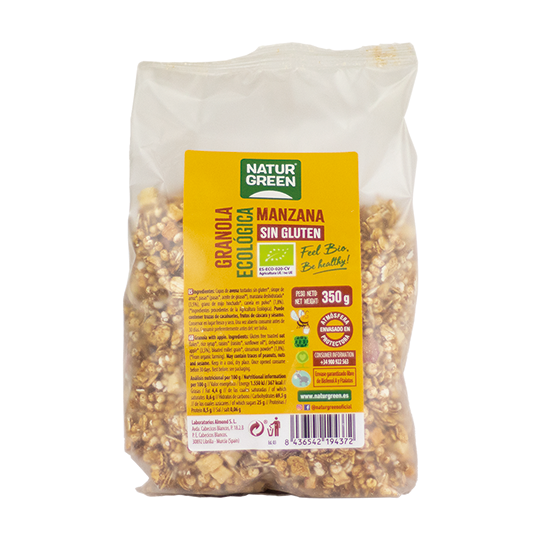 Granola manzana Sin Gluten Bio Naturgreen