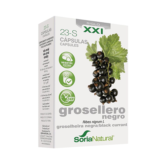 Groselheiro negro Soria Natural 30 cápsulas 23-s