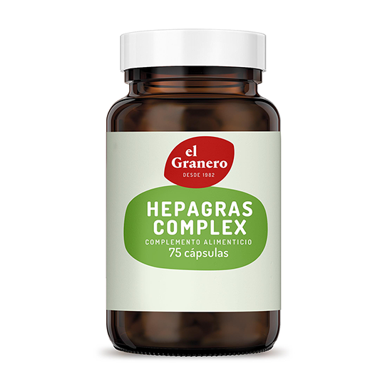 Hepagras complex El Granero Integral 75 cápsulas 615 mg.