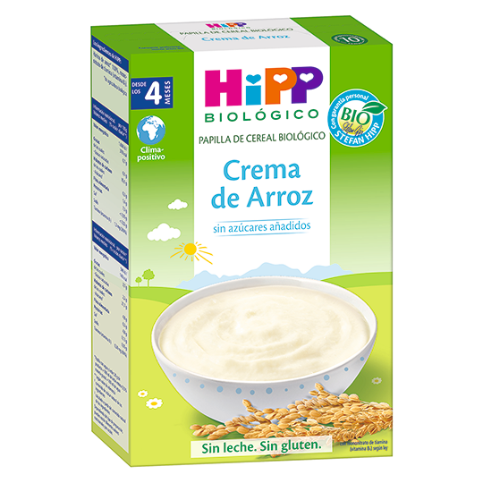 Crema de Arroz Biológica Sin Gluten Hipp