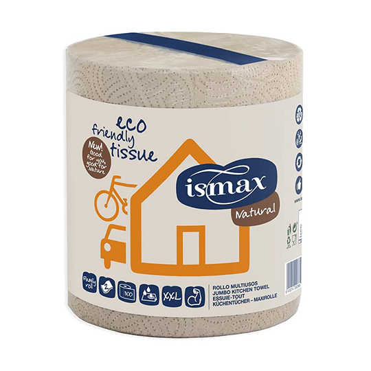 Rollo de papel multiusos ecológico Ismax