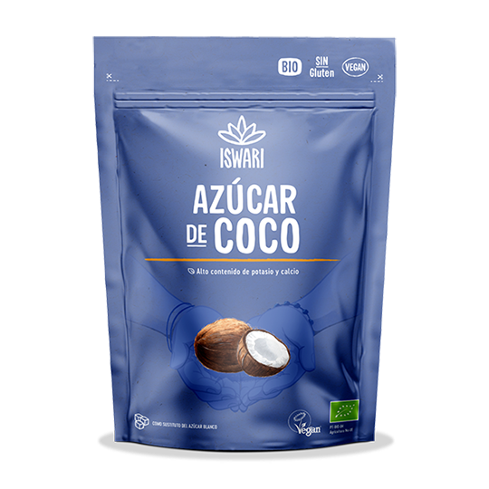 Azúcar de coco ecológico Iswari 250 gramos - Ítem