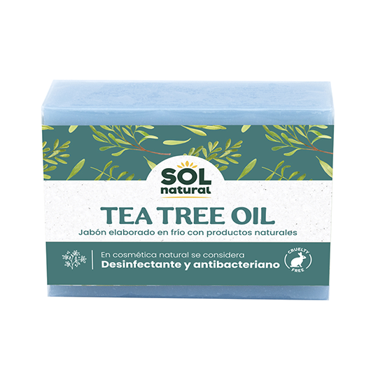Jabón de aceite de árbol de té Sol Natural