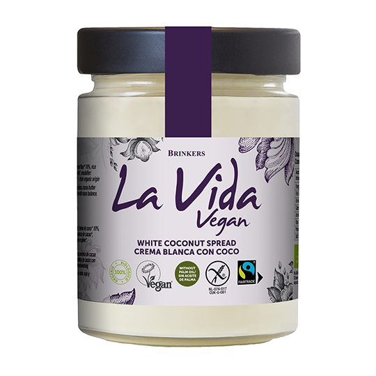 Crema blanca vegana con coco La Vida Vegan