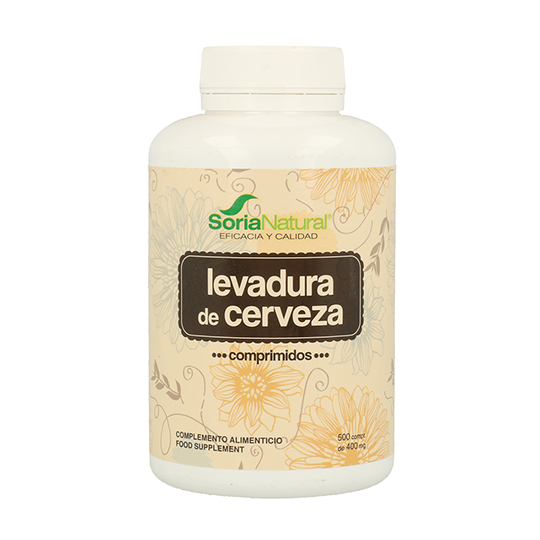 Levadura de cerveza Soria Natural 500 comprimidos 400mg.