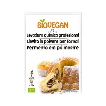 Levadura de pastelería ecológica Biovegan 3 sobres de 17 gramos