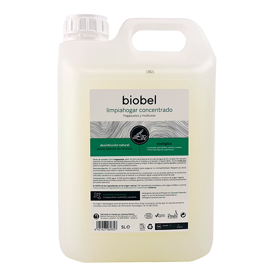 Limpiahogar ecologico Biobel garrada 5 litros