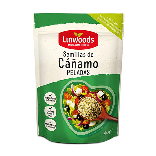 Semillas de cáñamo peladas Linwoods 225g.