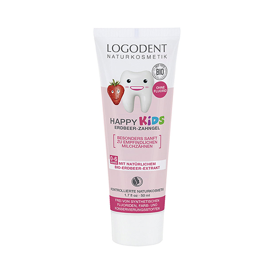 Gel dental Kids Fresa Logona 50ml.