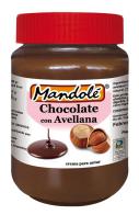 Crema de chocolate y avellana Mandolé 375g.