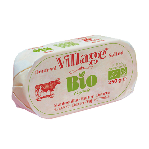 Mantequilla con sal bio Village 250 gramos