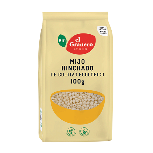 Mijo hinchado bio El Granero Integral 100g.