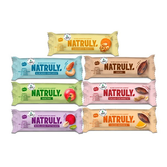 Natruly Pack de 14 barritas energéticas mix sabores