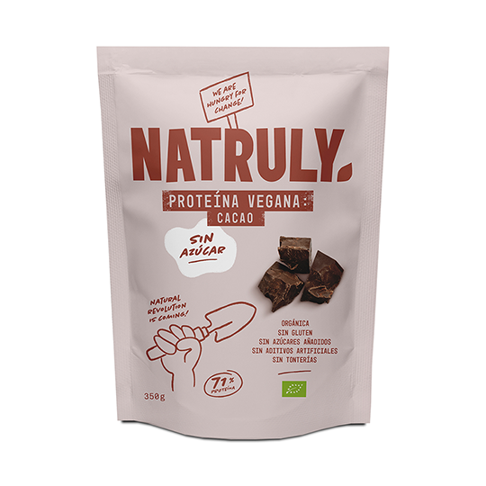 Natruly Proteína vegana sin gluten Chocolate