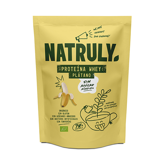 Proteína Whey ecológica de plátano Natruly