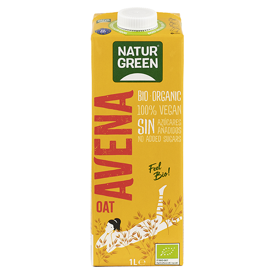 Bebida de avena con calcio Naturgreen 1l.