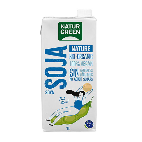 Bebida de Soja Natural Naturgreen 1l.