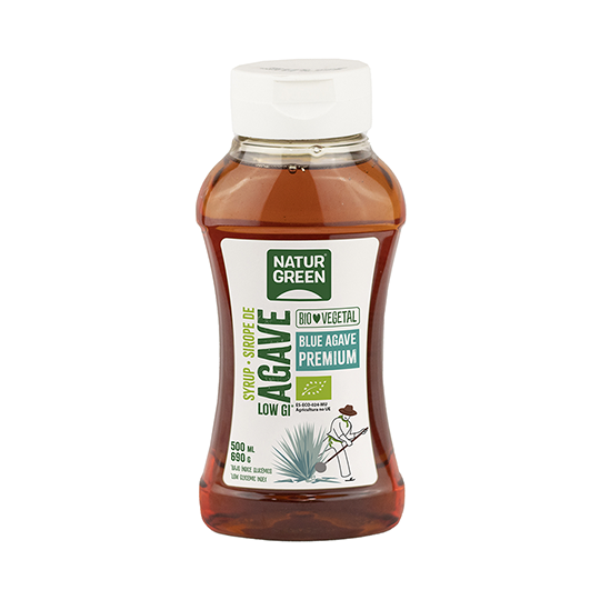 Sirope de agave bio Naturgreen 500ml.