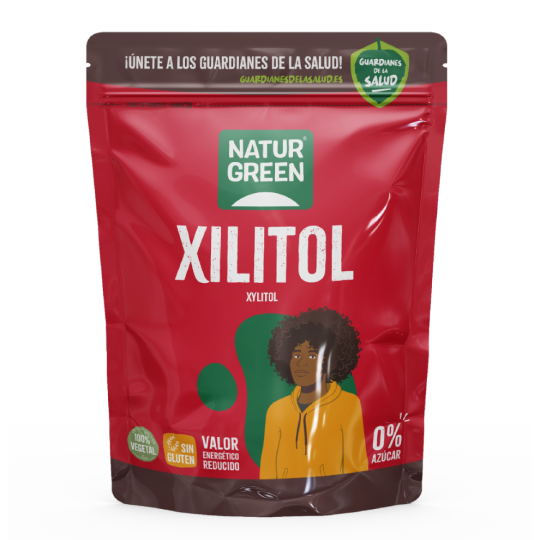 Azúcar de abedul Xilitol NaturGreen 500 gramos