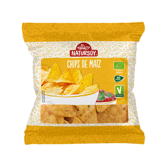 Chips de maiz Natursoy 75g.