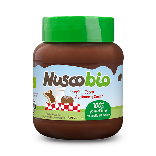 Crema de chocolate avellanas Nuscobio 400g.