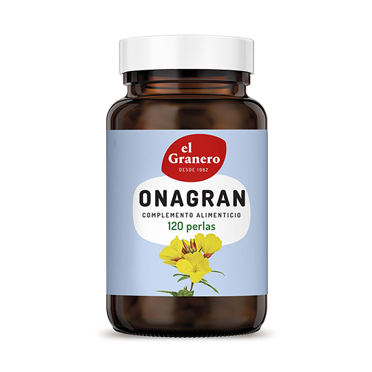 Aceite de onagra 120 perlas 700mg. Granero Integral