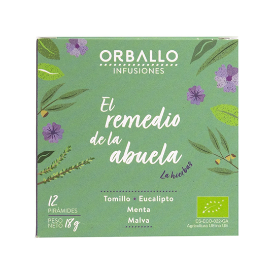 Orballo Infusión El Remedio de la Abuela 12 pirámides