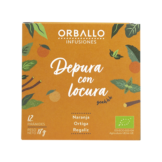 Orballo Infusión Depura con Locura 12 pirámides