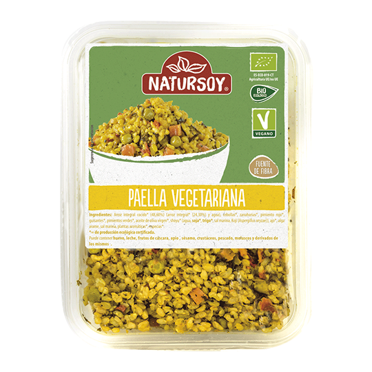 Paella vegetariana Natursoy 300g.
