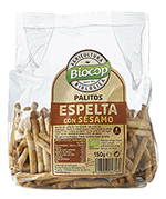 Palitos de espelta con sésamo Biocop