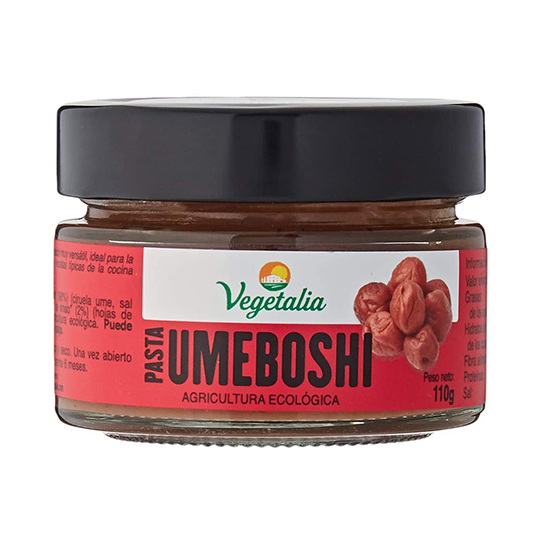 Pasta umeboshi bio en bote de cristal Vegetalia 110 gramos