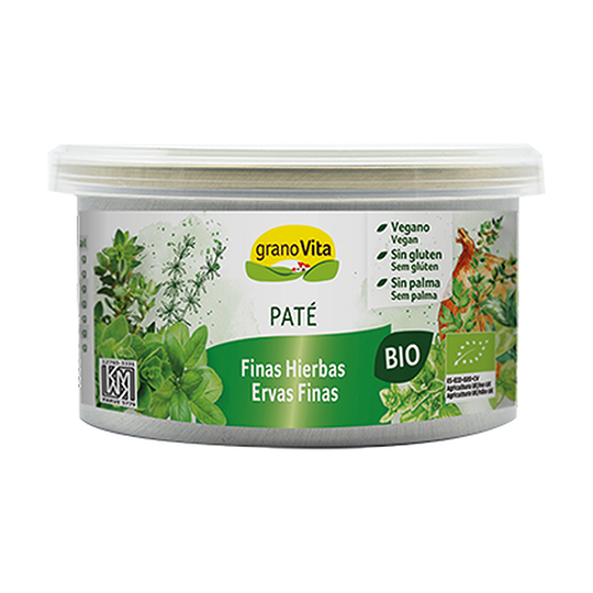 Paté finas hierbas bio Granovita 125g.