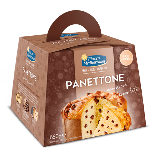 Panettone chocolate sin gluten Piaceri Mediterranei