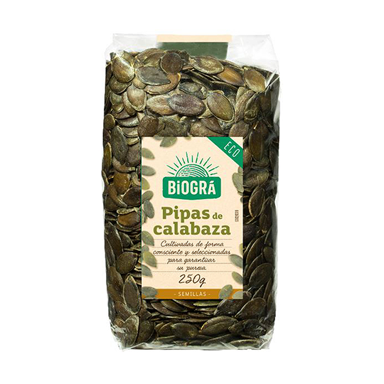 Pipas de calabaza ecológicas Biográ 250g. 