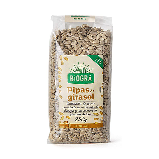 Pipas girasol 250g. Biográ