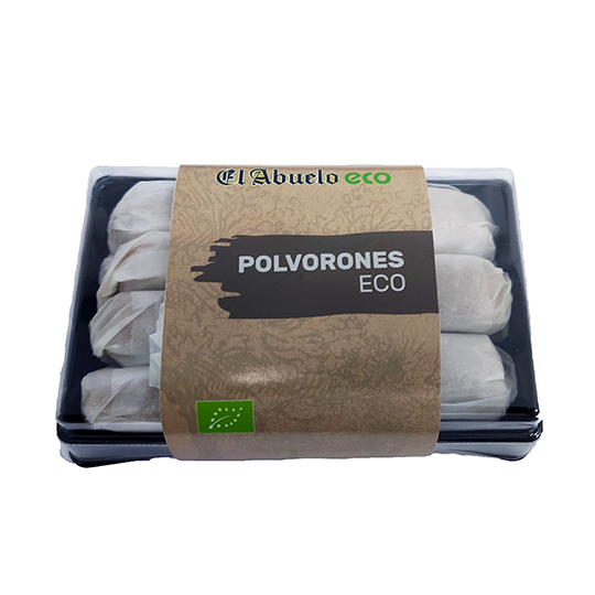 Polvorones de almendra bio El Abuelo 200g.