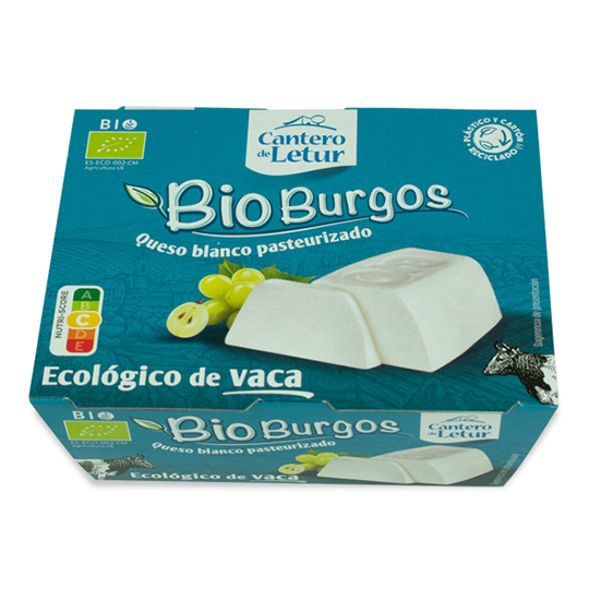 Queso bioburgos de vaca 2x100g. El Cantero de Letur