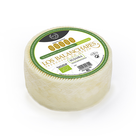 Queso semicurado de cabra Sujaira 400g.