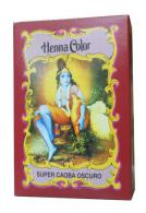 Tinte henna polvo super caoba oscuro Radhe Shyam 100g.