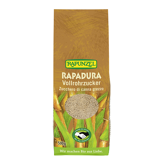 Rapadura - Azúcar de caña integral Rapunzel 500g.