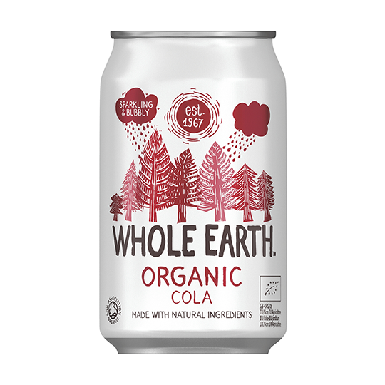 Refresco de cola bio Whole Earth 330ml.