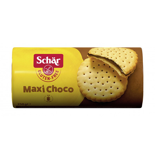 Schar Sorrisi Maxi Choco sin gluten Schar 250g.